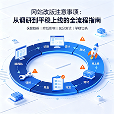 琼海建站-网站改版注意事项：从调研到平稳上线的全流程指南