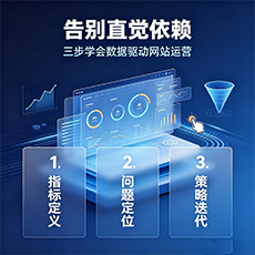 琼海建站-告别直觉依赖：三步学会数据驱动网站运营