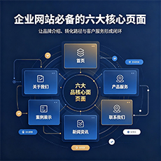 琼海建站-企业网站必备的六大核心页面
