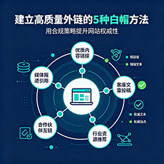 琼海建站-建立高质量外链的5种白帽方法